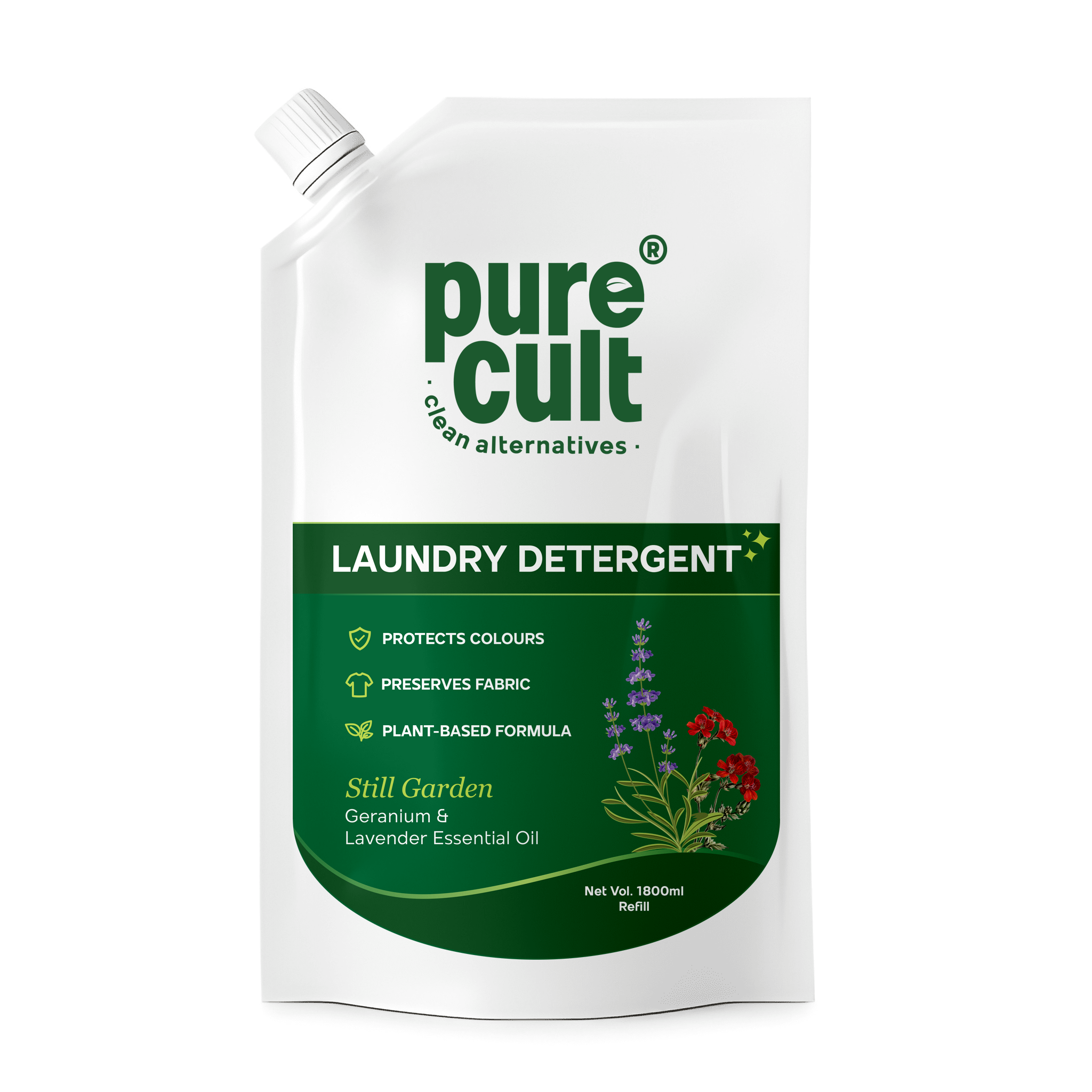 Laundry Detergent & Fabric Conditioner | 1.8L Pouch Combo