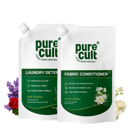 Laundry Detergent & Fabric Conditioner | 1.8L Pouch Combo