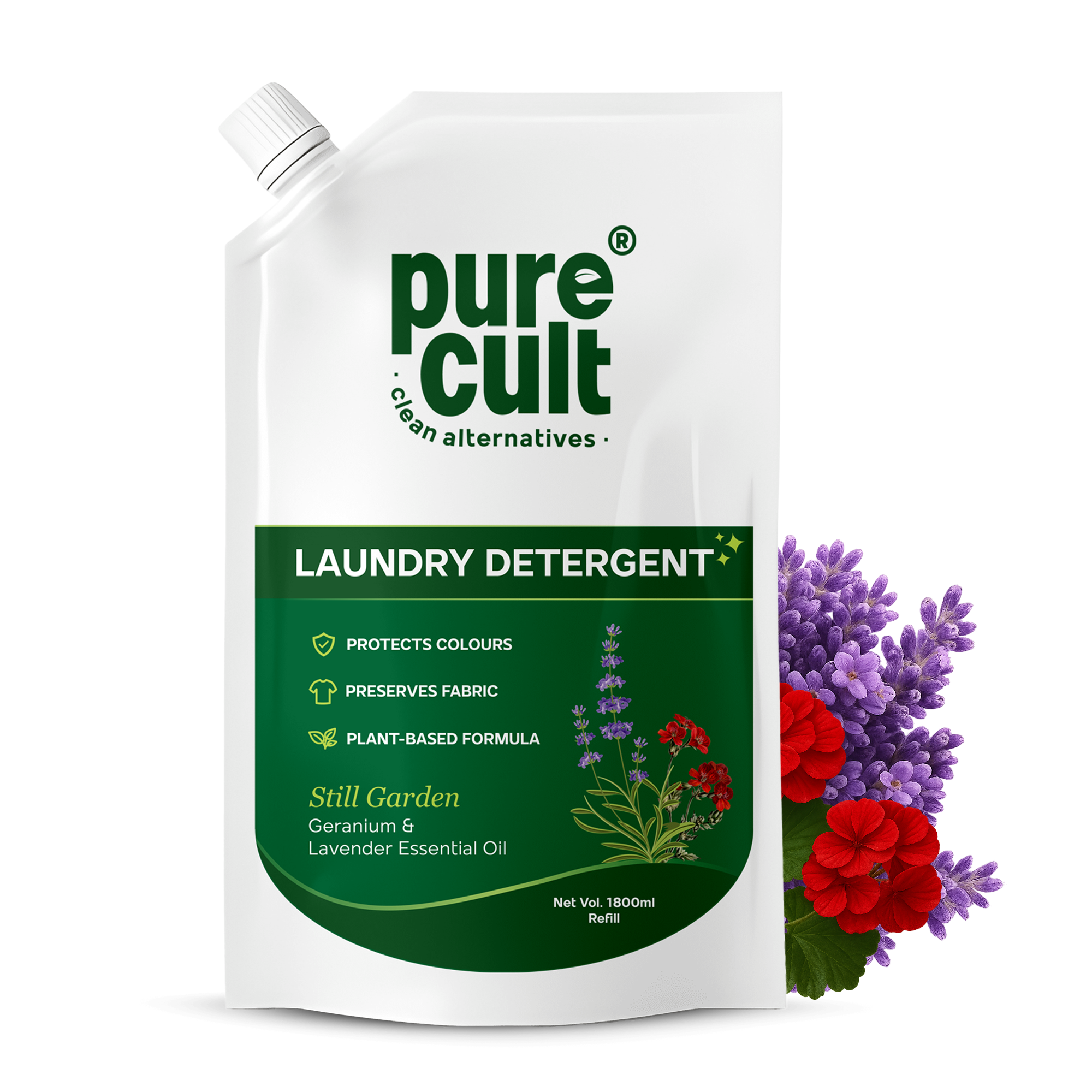 Laundry Detergent Liquid | 1.8L Refill Pouch