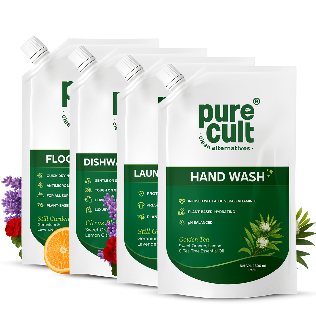 The Refill Ritual | 1.8L Refill Combo