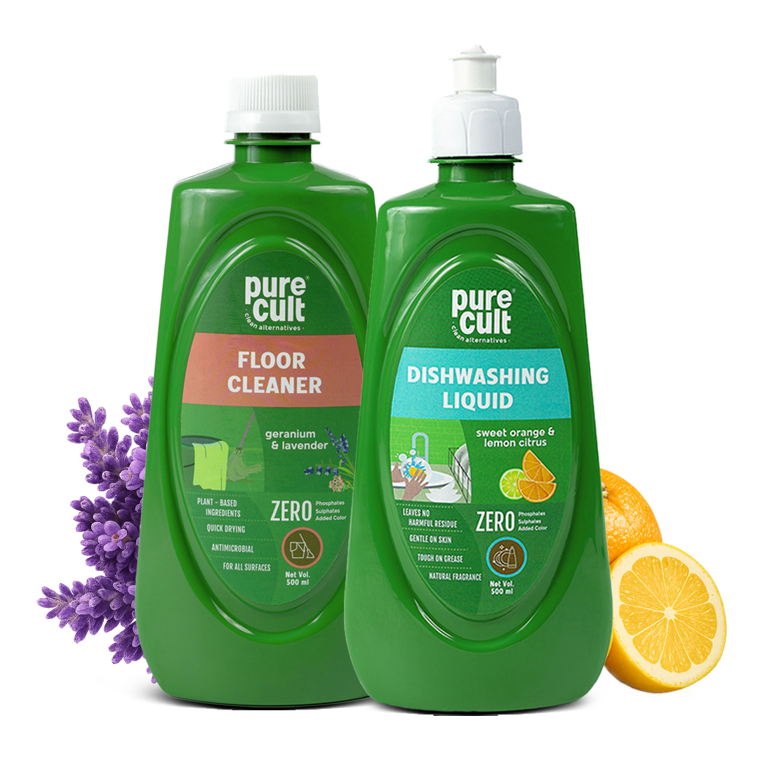 The Everyday Edit | Floor Cleaner 500ml | Dishwashing Liquid 500ml