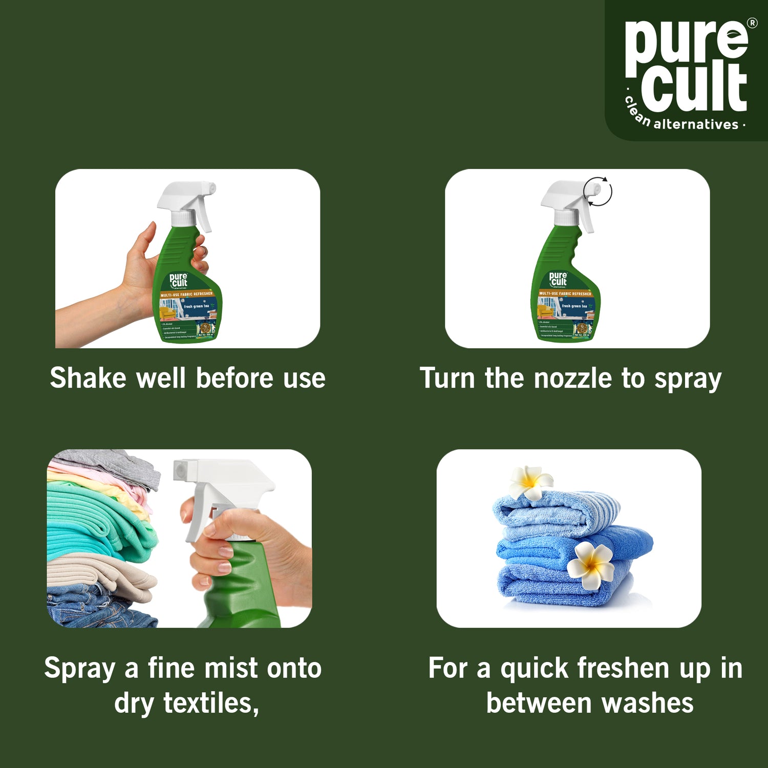 Tap And Shower Cleaner &amp; Multi-Use Fabric Refresher