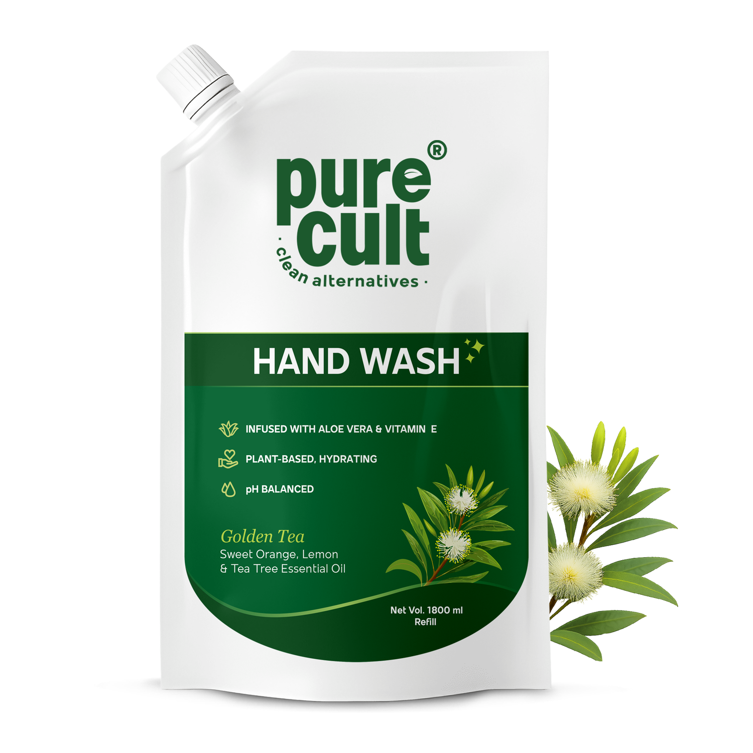 Hand Wash Golden Tea | 1.8L Refill Pouch