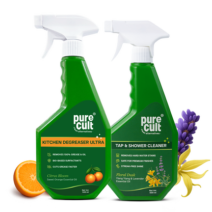 Tap &amp; Shower Cleaner &amp; Kitchen Degreaser Ultra Combo | 500ml