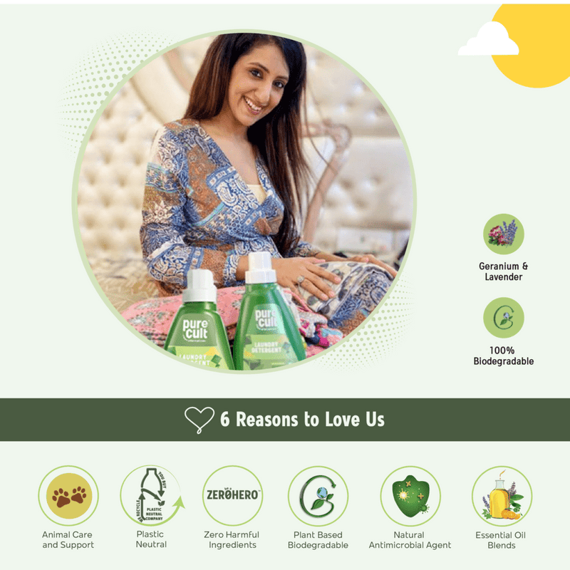 Laundry Detergent With Geranium & Lavender Essential Oil