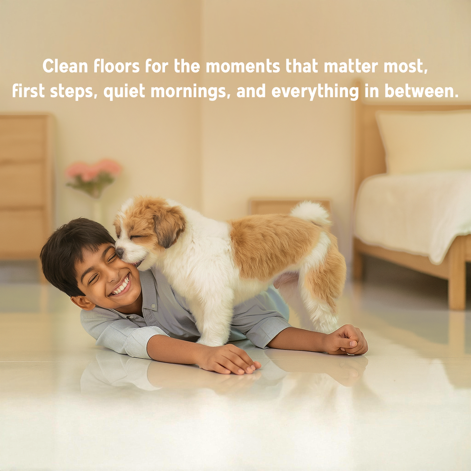 Safe for floors with kids and pets