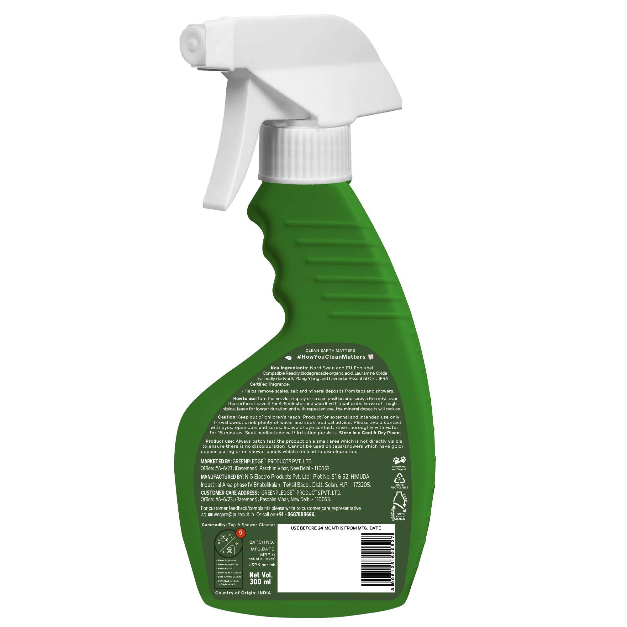Tap And Shower Cleaner &amp; Multi-Use Fabric Refresher