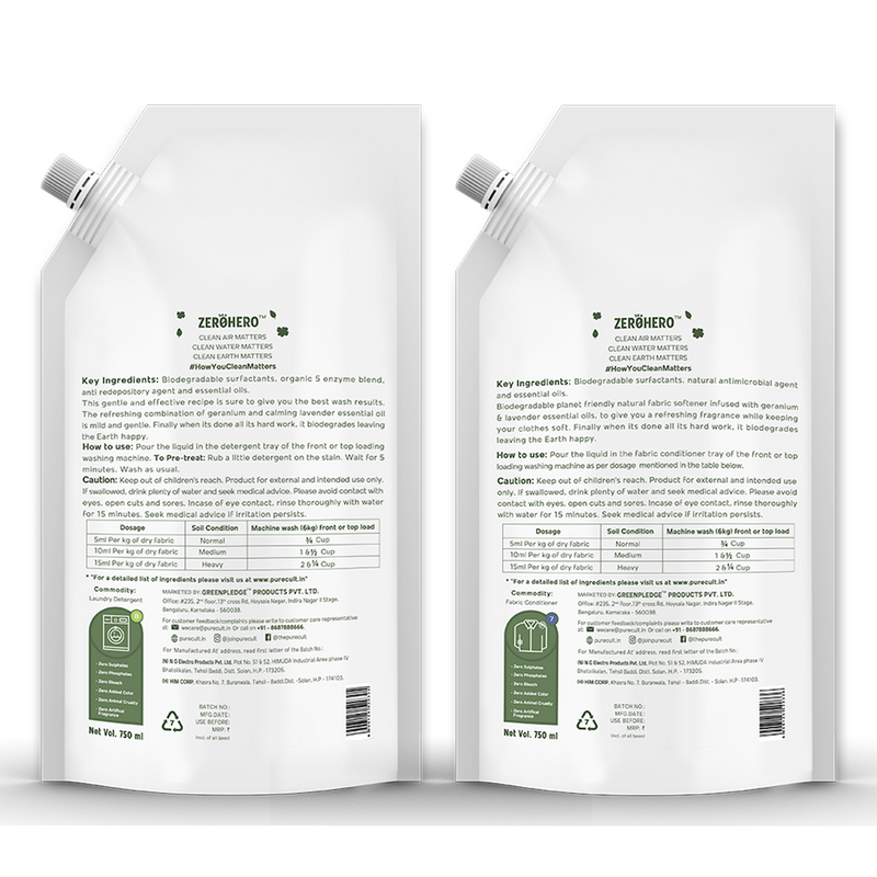 PureCult Floor Cleaner 750 ml & Dishwash Liquid 750 ml Combo