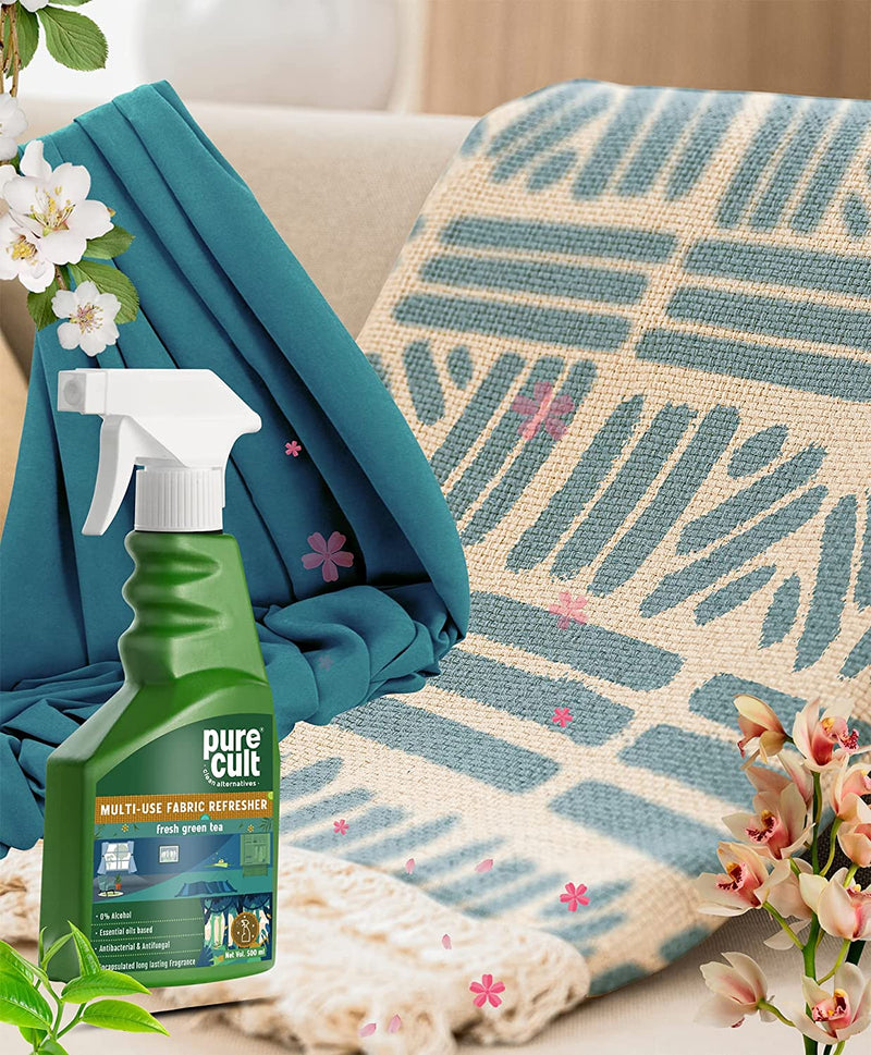 PureCult Multi-Use Fabric Refresher | Fresh Green Tea | 500 ml