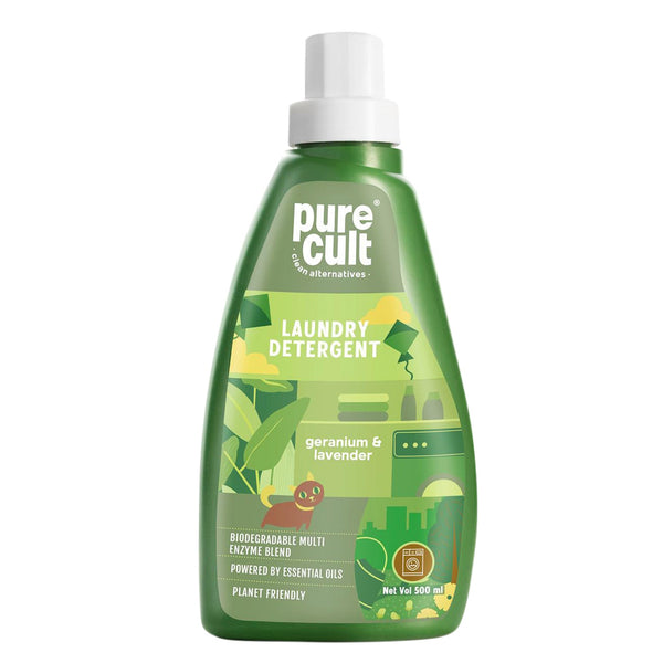 » Laundry Detergent With Geranium & Lavender Essential Oil – 500ml (100% off)