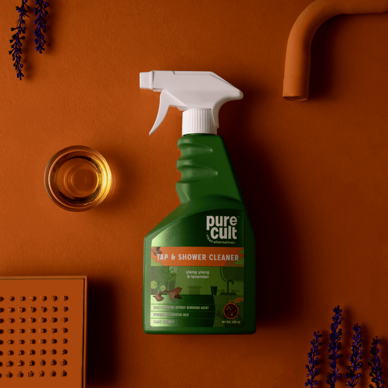 Bathroom Sparklers (Plant Based Ingredients & Biodegradable) - Glass Cleaner, Bathroom Cleaner, Tap & Shower Cleaner (500ml Each)