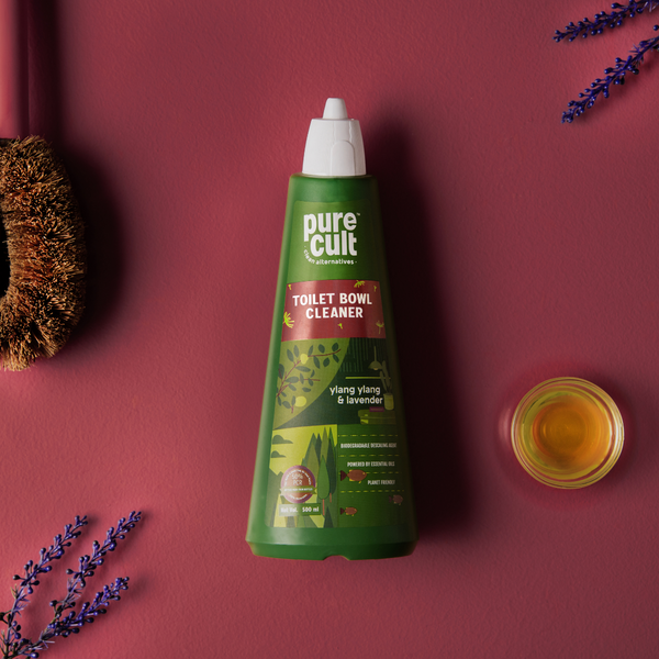 Toilet Bowl Cleaner With Ylang Ylang & Lavender Essential Oil – 500ml