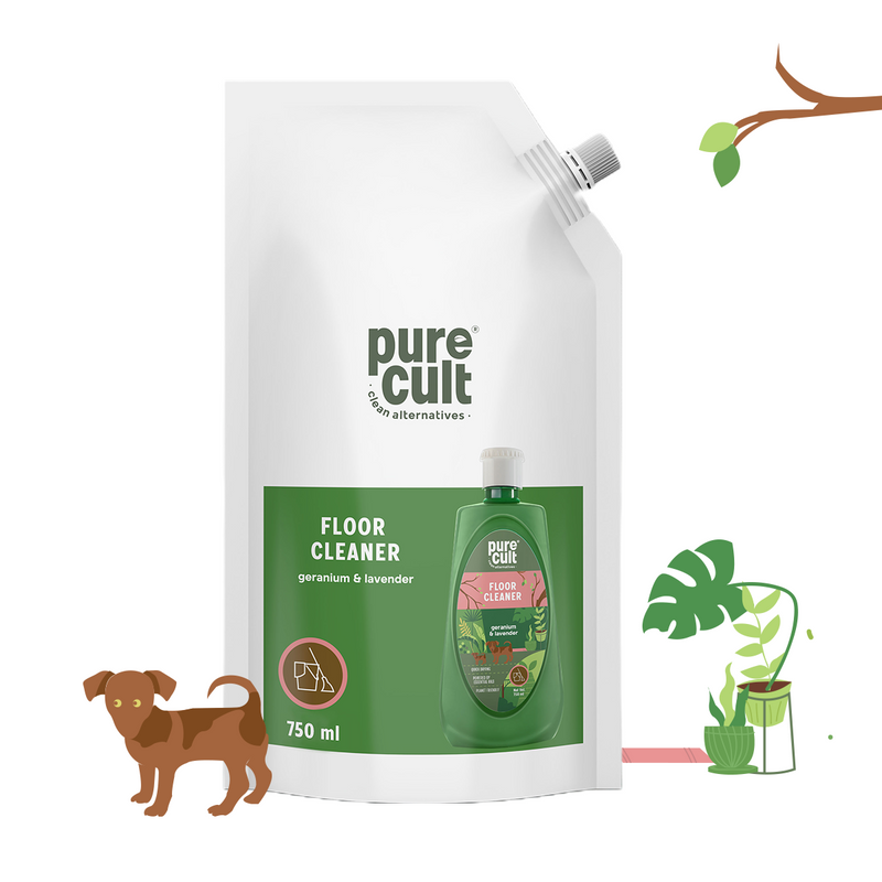 Floor cleaner refill pouch 