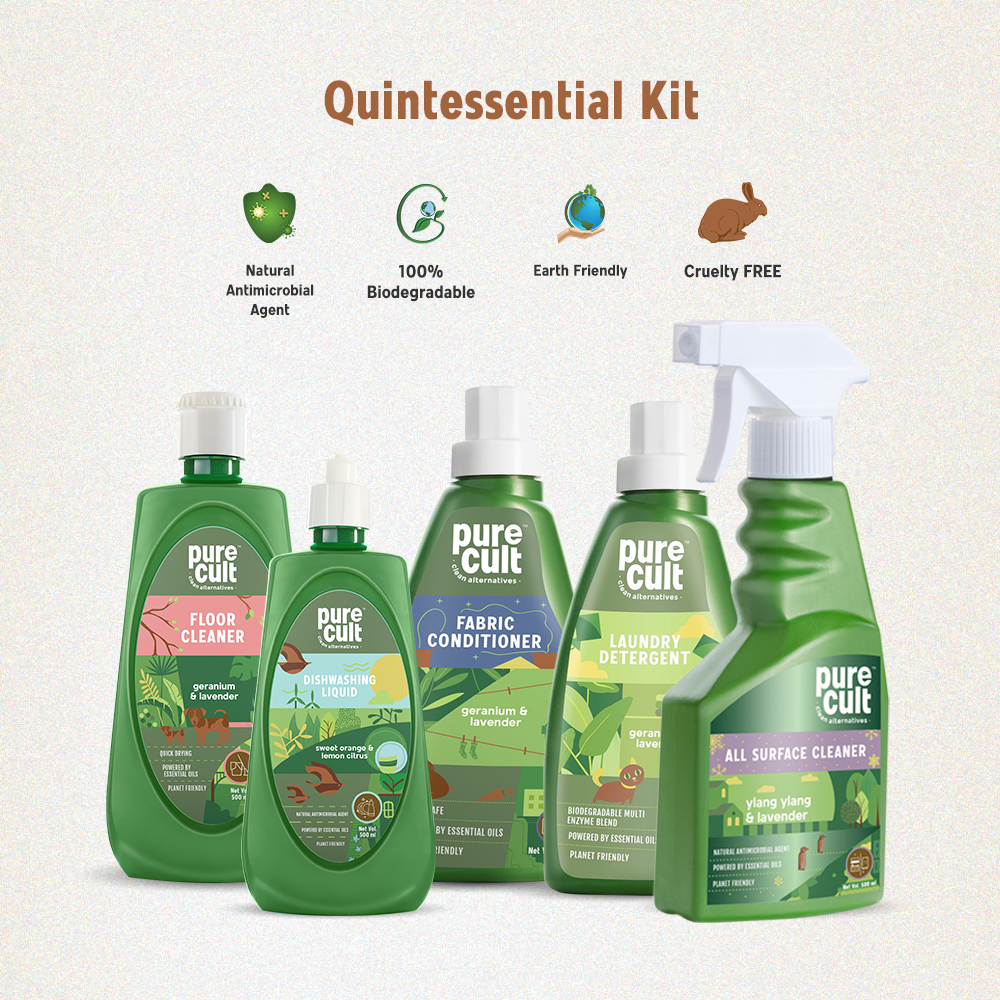 Quintessential Kit (Plant Based Ingredients &amp; Biodegradable)
