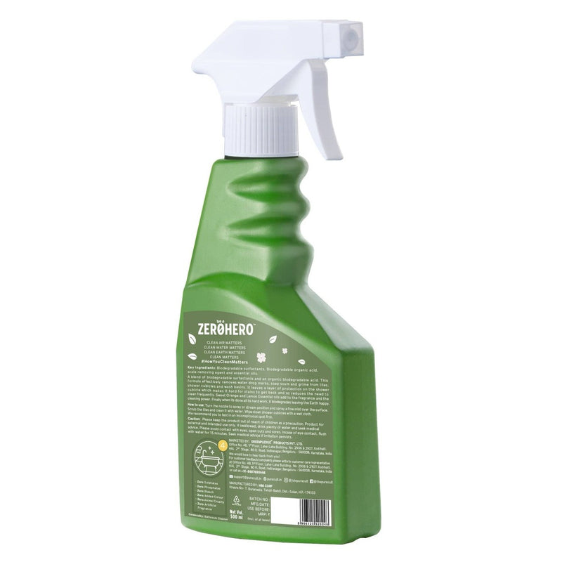 PureCult bathroom cleaner with essentail oils